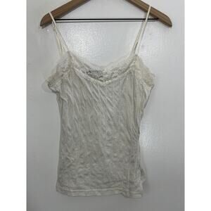 Vtg Y2K 90s Coquette Ballet Bella Cami Top L Festival Lolita Romantic Whimsical